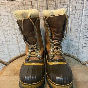 VTG Timberland Boots Men’s Size 9 Insulated Leather1980s Woods Hunt Snow